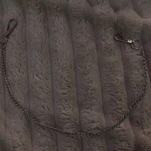 Silver chain for pants